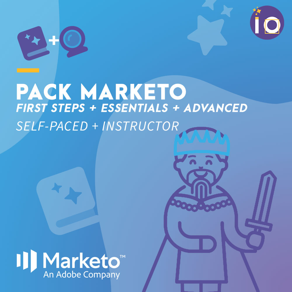 Marketo First Steps + Essentials + Advanced Training Full Pack, instructor-led + self-paced