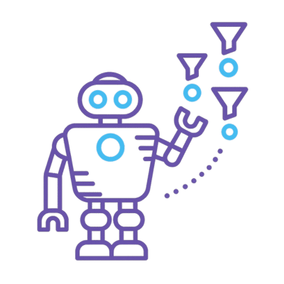 Robot Lead generation through AI and automation