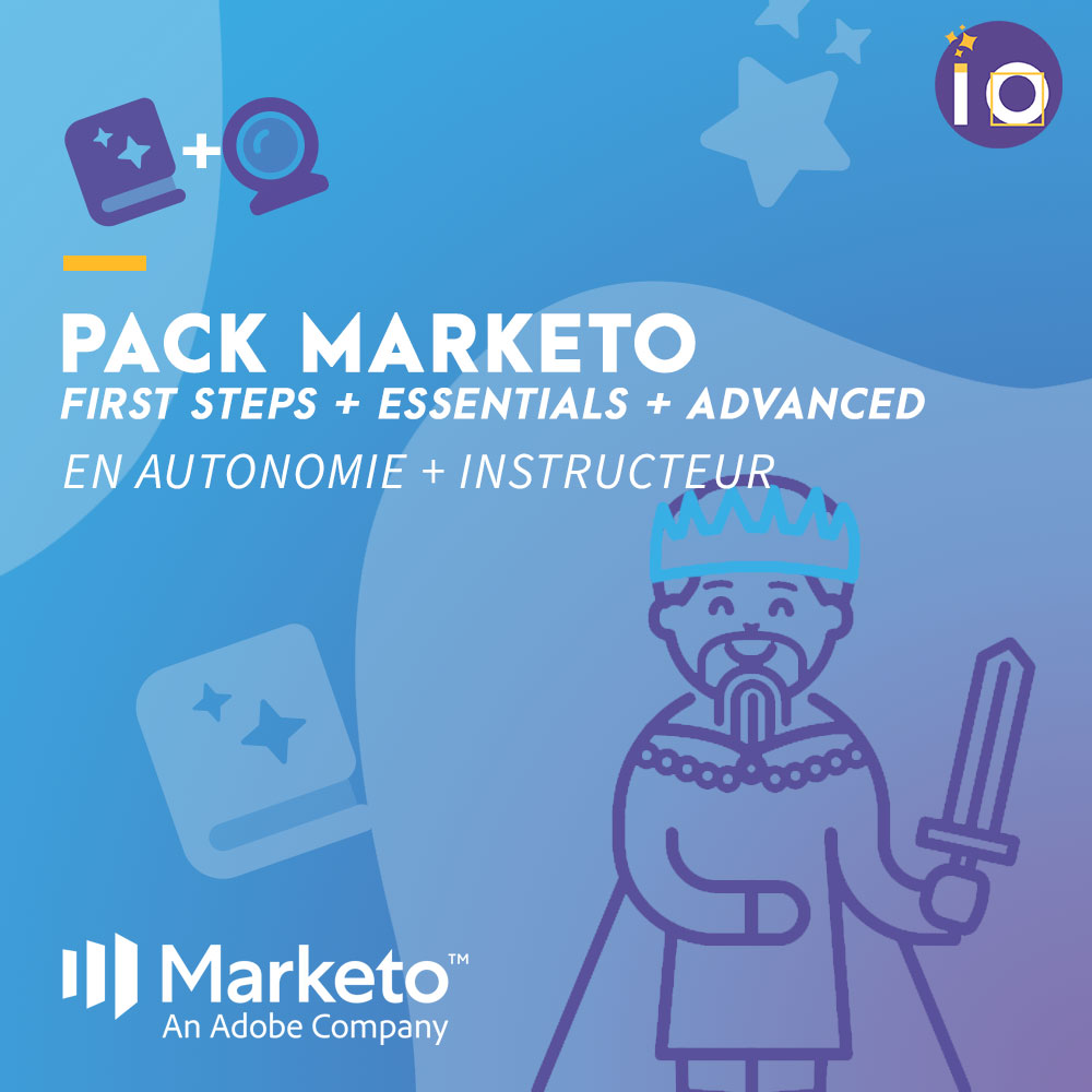 Pack Complet Formation Marketo First Steps + Essentials + Advanced avec instructeur et en autonomie